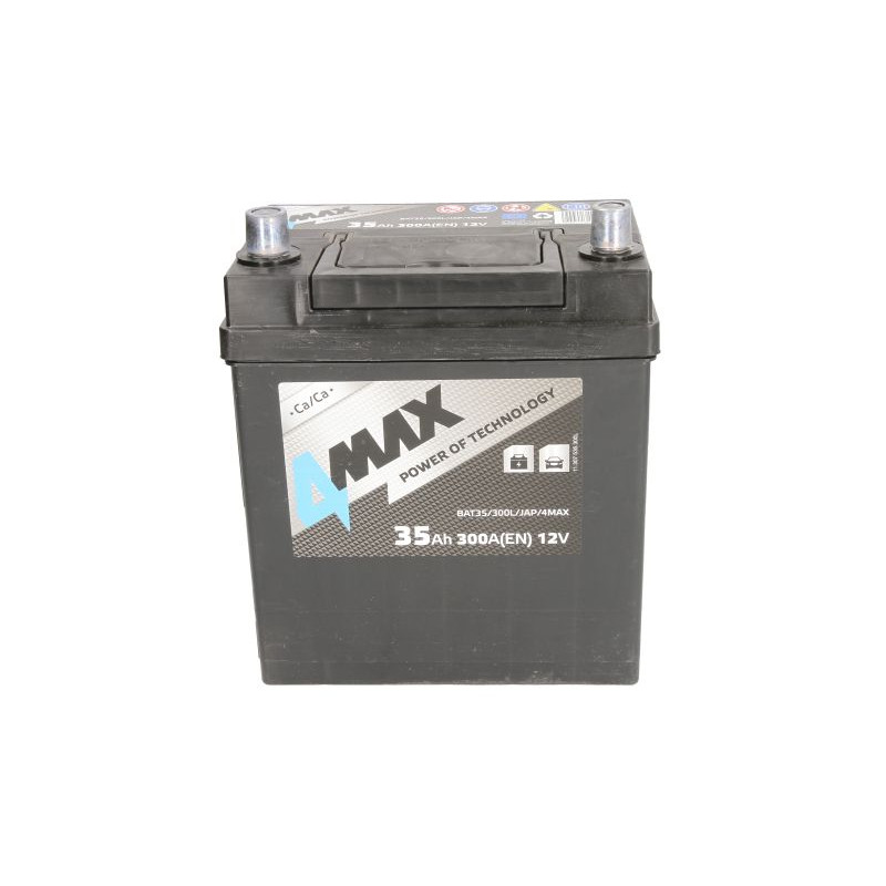 Автомобільний акумулятор 4MAX 35Ah 300A L+ Asia (для Daewoo Matiz)