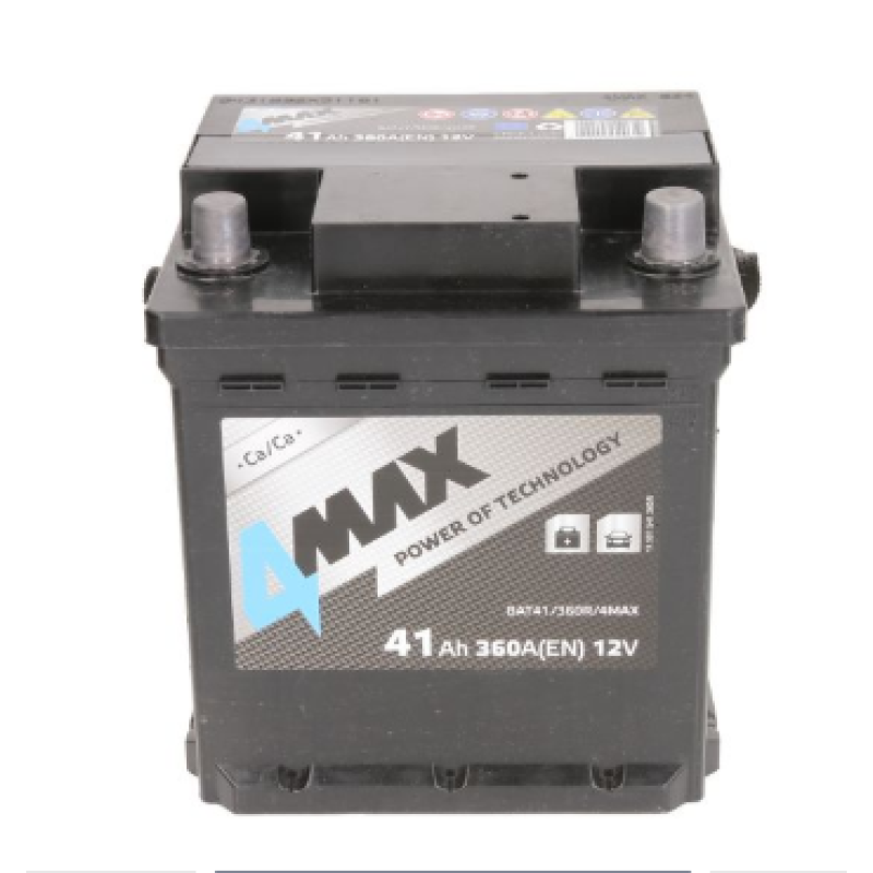 Акумулятор 4MAX 41Ah 360A R+