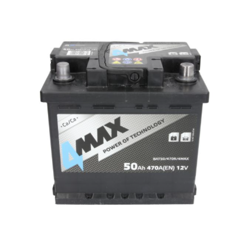 Акумулятор 4MAX 50Ah 470A R+