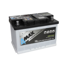 4MAX 75Ah(20h) 60Ah(5h) 510Wh (Deep Cycle)