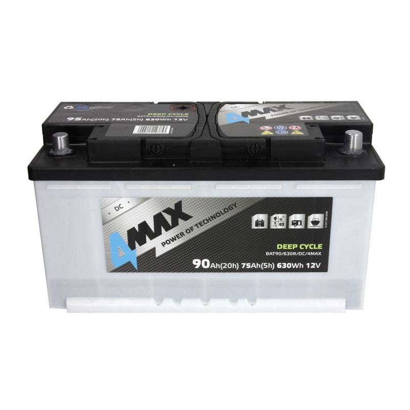 Тяговий акумулятор 4MAX Deep Cycle 90Ah 75Ah 630Wh