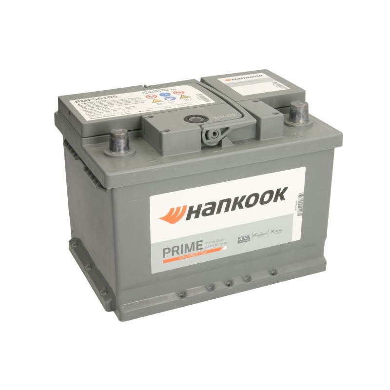 Акумулятор автомобільний Hankook Prime 61Ah R+ 600A (низький)
