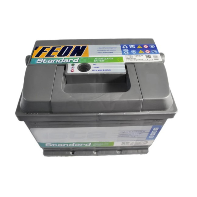 Акумулятор Feon Standart 50Ah 420A R+