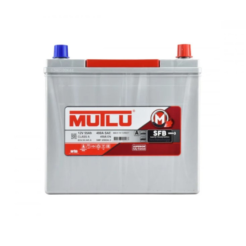 Акумулятор Mutlu s3 55ah 450a R+ Asia b24.55.045.a (HONDA)