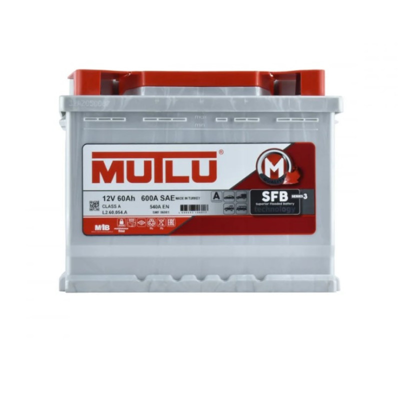 Акумулятор Mutlu SFB 60Ah R+ 540A (l2.60.054.a)