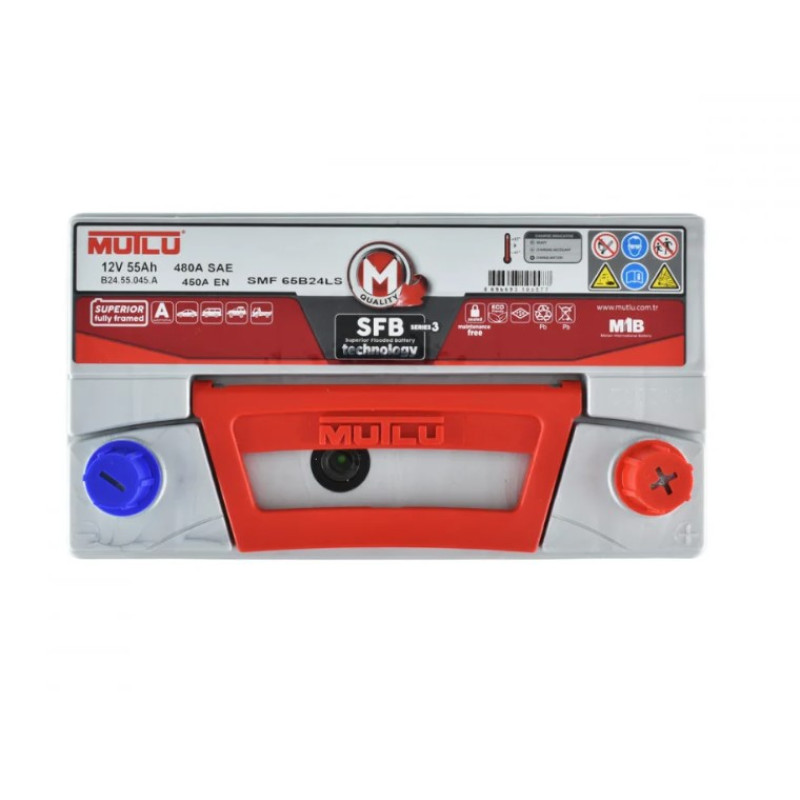 Акумулятор Mutlu s3 55ah 450a R+ Asia b24.55.045.a (HONDA)