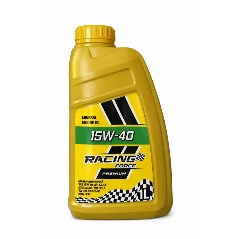 Мінеральна моторна олива RACING FORCE 15W-40 SJ/CF 5L