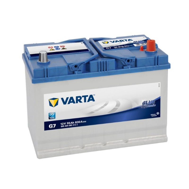 Акумулятор Varta G7 Blue Dynamic 95Ah 830A R+ (Asia)