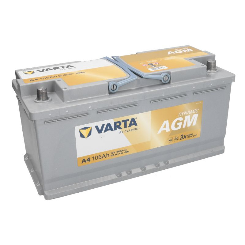 Акумулятор Varta A4 AGM 105Ah 950A R+ (605 901 095) Start-Stop