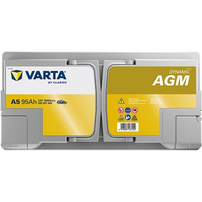 Акумулятор Varta A5 AGM 95Ah 850A R+ (595 901 085) Start-Stop
