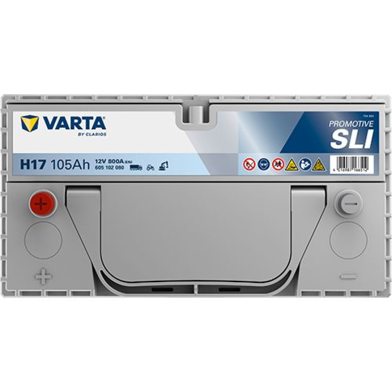 Вантажний акумулятор Varta Promotive Black 105Ah 800A L+ (H17) (Jhone Deere, Case IH)