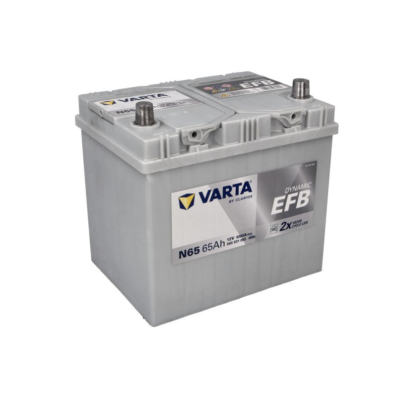 Акумулятор Varta N65 Blue Dynamic 65Ah 650A R+ EFB (Asia) (565 501 065) Start-Stop