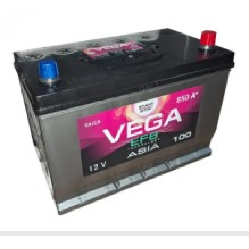 Акумулятор Vega 100Ah 850A R+ EFB (Asia) Start-Stop