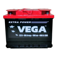 Vega 60Ah 480A L+ (econom)