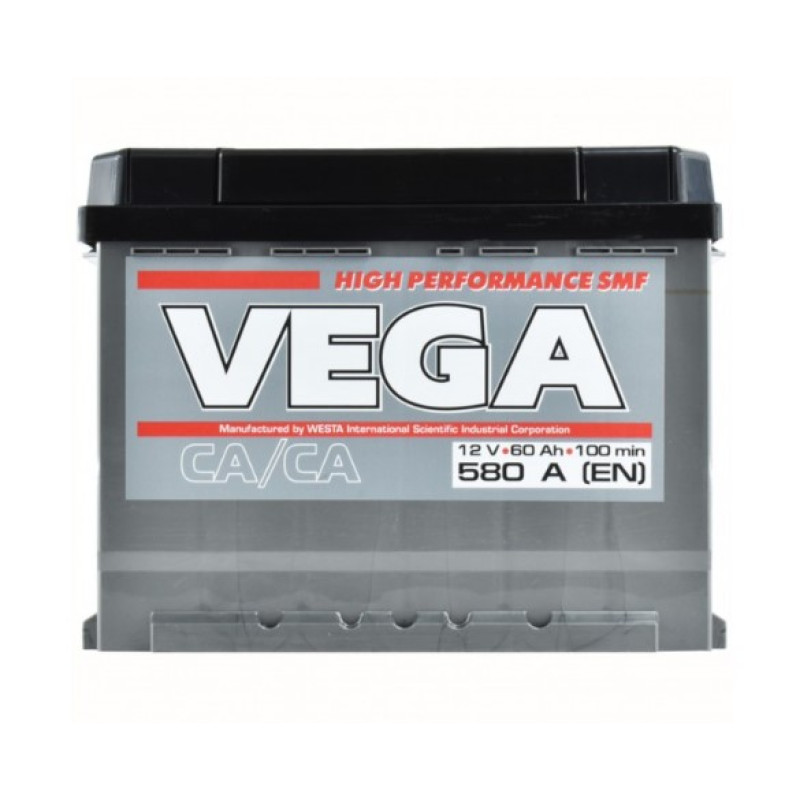 Акумулятор Vega 60Ah 580A L+ (Standard) Westa
