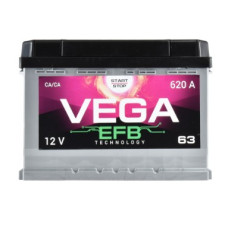 Vega 63Ah 620A R+ EFB