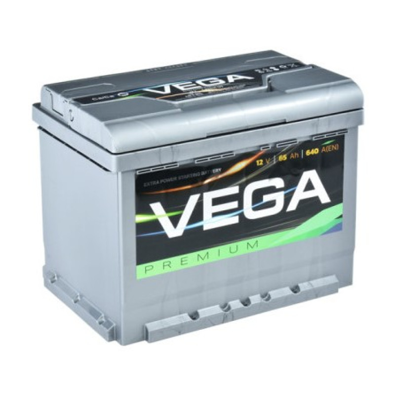 Акумулятор Vega Premium 65Ah 640A R+
