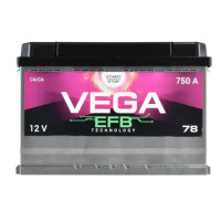 Vega 78Ah 750A R+ EFB