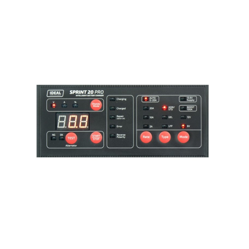 Зарядний пристрій Ideal PRAKTIK SPRINT 20 PRO (6V/12V)