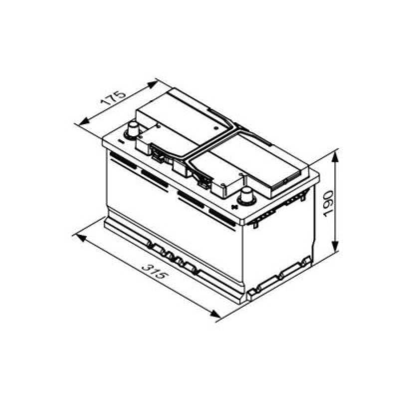 Автомобільний акумулятор Bosch S4 E11 80Ah 800A R+ EFB Start-Stop