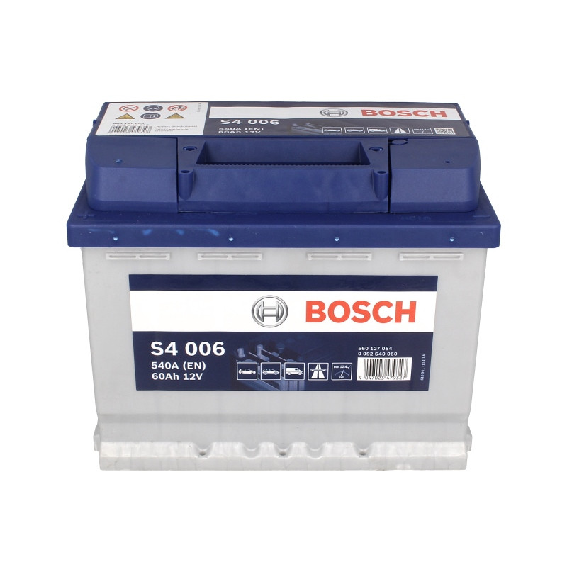 Автомобільний акумулятор Bosch S4 (006) 60Ah 540A L+