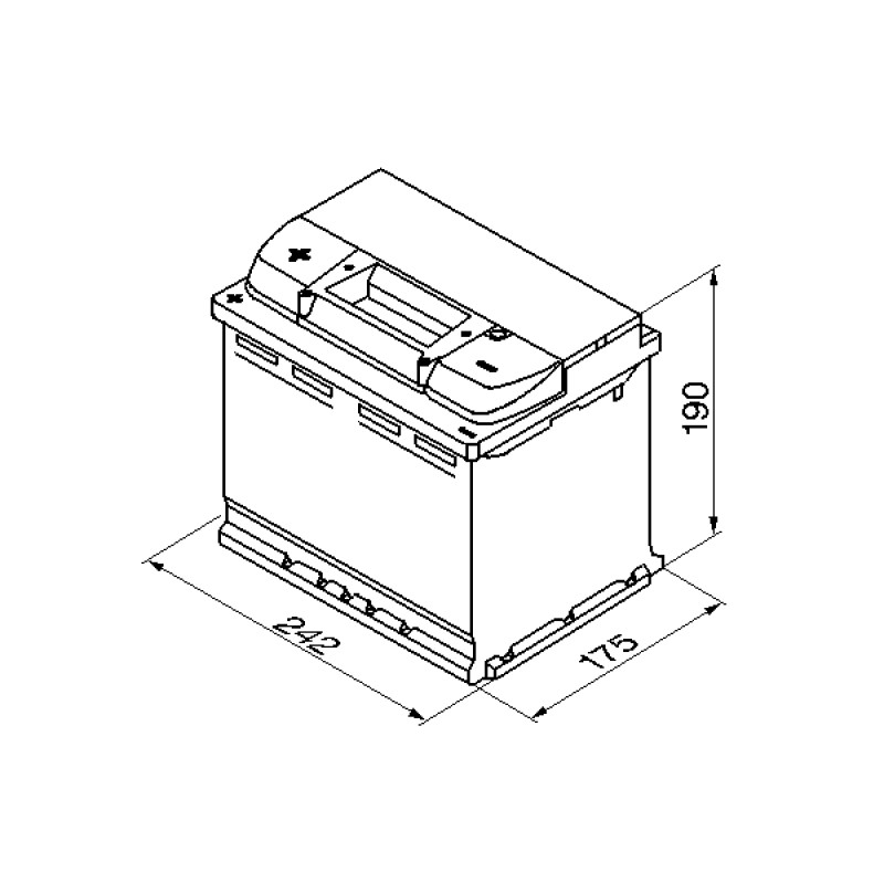 Автомобільний акумулятор Bosch S4 (006) 60Ah 540A L+
