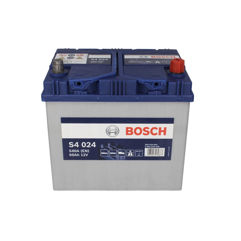 Автомобільний акумулятор Bosch S4 (024) 60Ah 540A R+ (Asia)