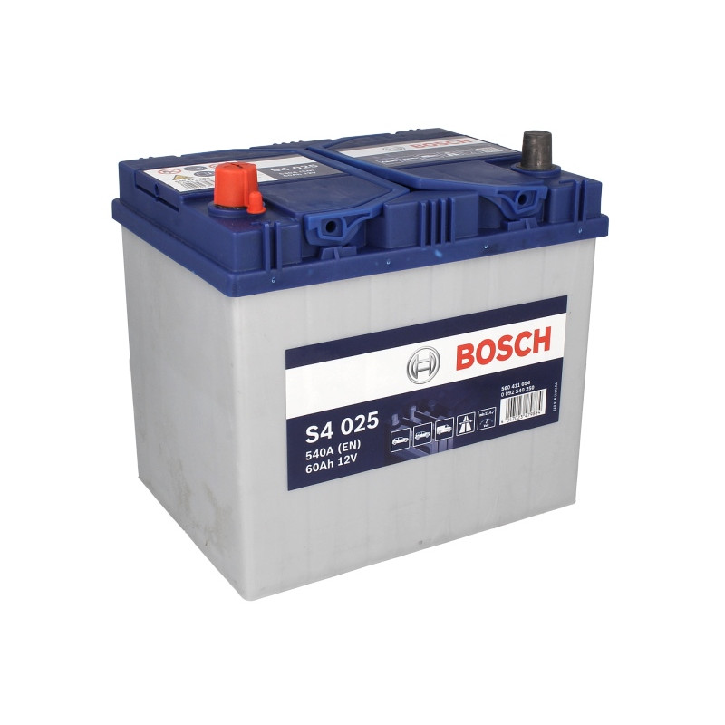 Автомобільний акумулятор Bosch S4 (025) 60Ah 540A L+ (Asia)