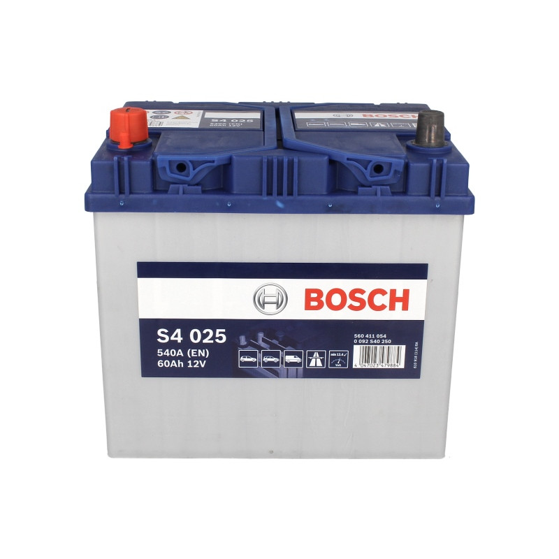 Автомобільний акумулятор Bosch S4 (025) 60Ah 540A L+ (Asia)
