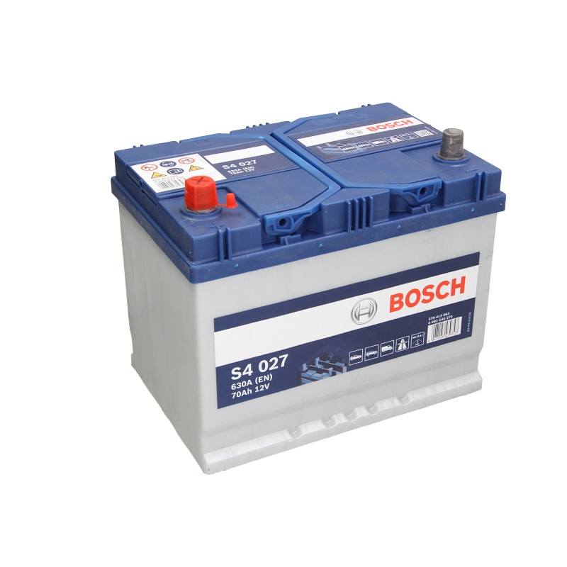 Акумулятор Bosch S4 027 (Silver) 70Ah 630A L+ Asia