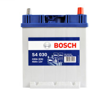 Bosch S4 (030) 40Ah 330A R+ (Asia тонкі клеми) KIA/Hyundai