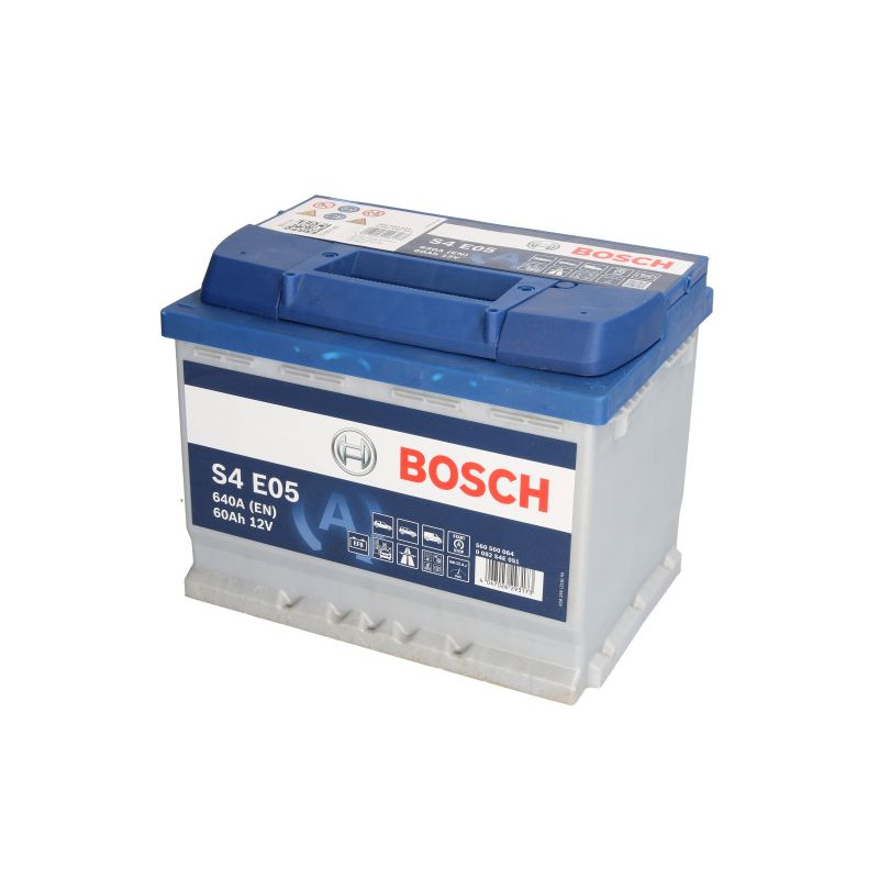 Автомобільний акумулятор Bosch S4 (E05) 60Ah 640A R+ EFB Start-Stop
