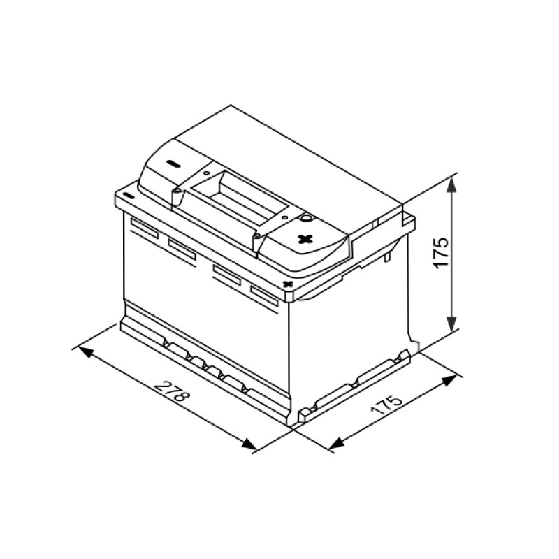 Автомобільний акумулятор Bosch S4 (E07) 65Ah 650A R+ EFB (низький корпус) Start-Stop