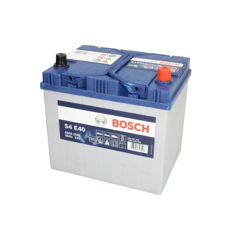 Автомобільний акумулятор Bosch S4 (E40) 65Ah 650A R+ EFB (Asia) Start-Stop