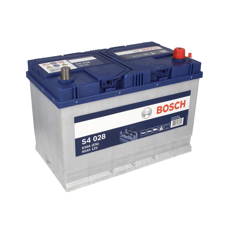 Акумулятор Bosch S4 028 (Silver) 95Ah 830A R+ Asia