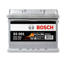 Bosch S5 (001) 52Ah 520A R+ (низький)