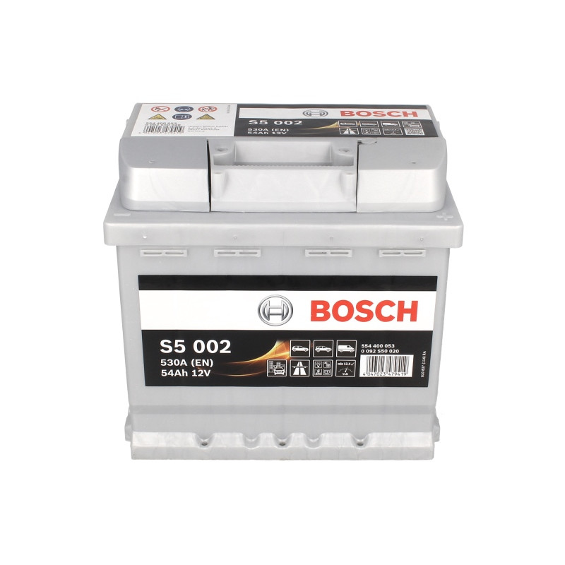Автомобільний акумулятор Bosch S5 (002) 54Ah 530A R+
