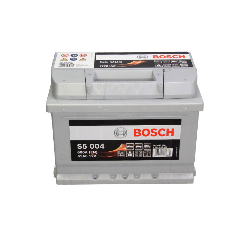 Автомобільний акумулятор Bosch S5 (004) 61Ah 600A R+ (низький корпус)