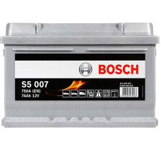 Bosch S5 (007) 74Ah 750A R+ (низький)