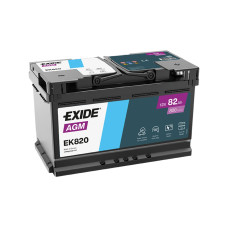 Exide 82Ah 800A R+ AGM (Start-Stop)