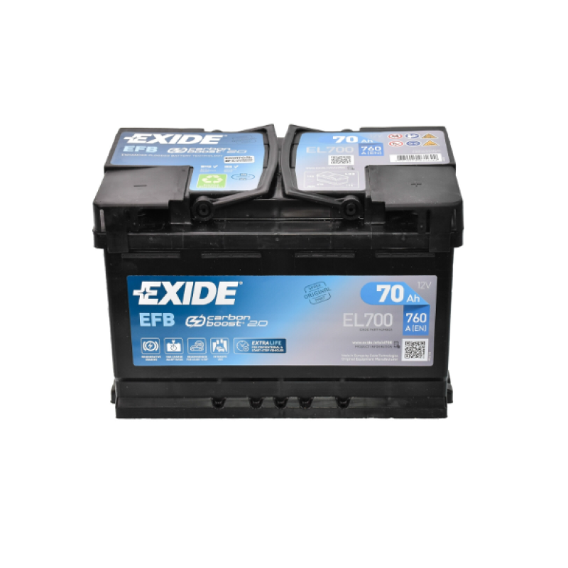 Акумулятор Exide 70Ah 760A R+ EFB Start-Stop