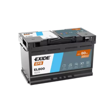 Exide 80Ah 800A R+ EFB Start-Stop