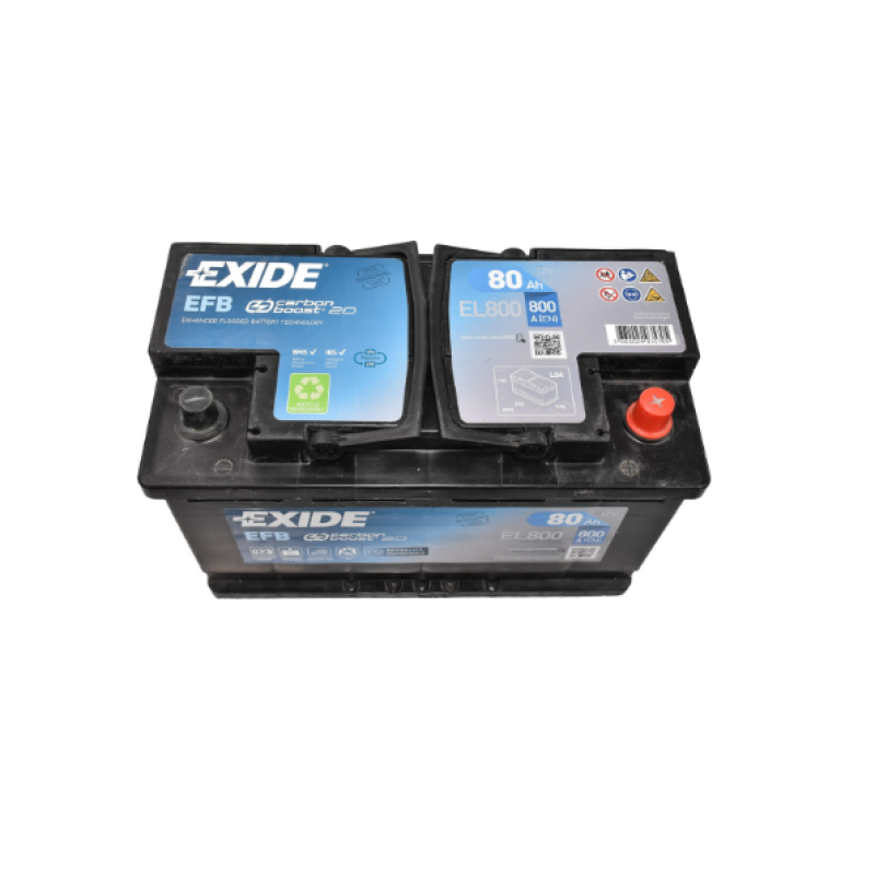 Акумулятор Exide 80Ah 800A R+ EFB Start-Stop