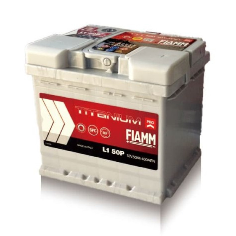 Акумулятор Fiamm Titanium PRO 50Ah 460A R+ (7905143/L1 50P)
