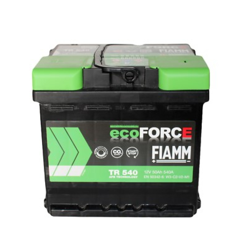 Акумулятор Fiamm Ecoforce 50Ah 540A R+ AFB/EFB (7907250/TR540) Start-Stop