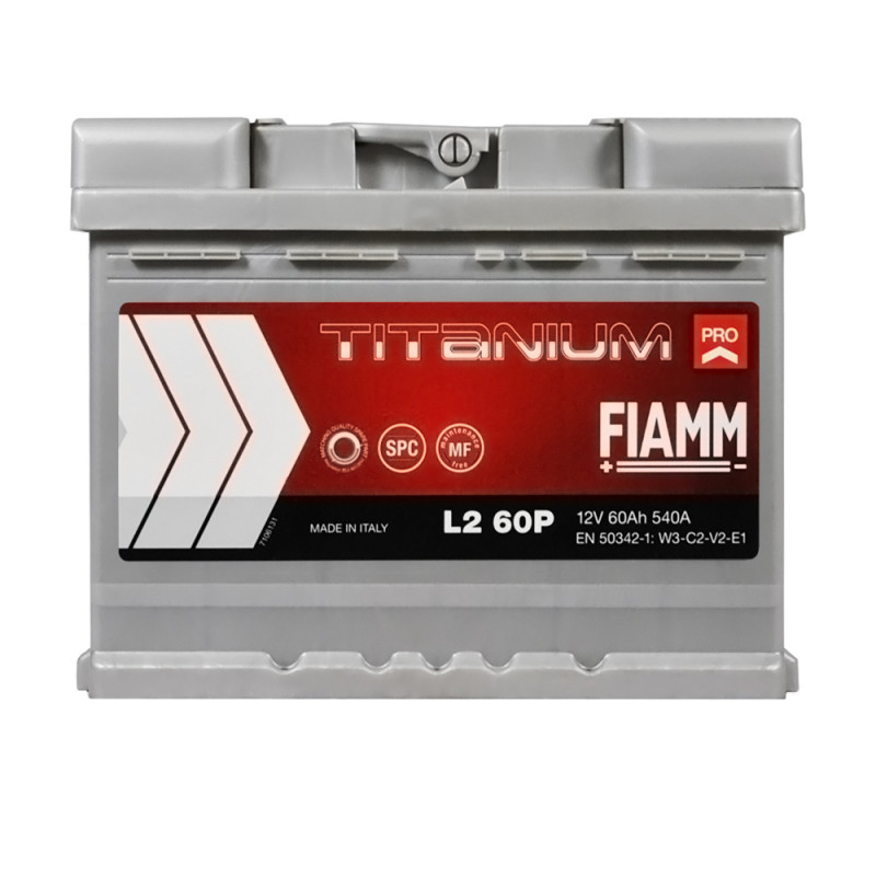 Акумулятор Fiamm Titanium PRO 60Ah 540A R+ (7905147/L2 60P)