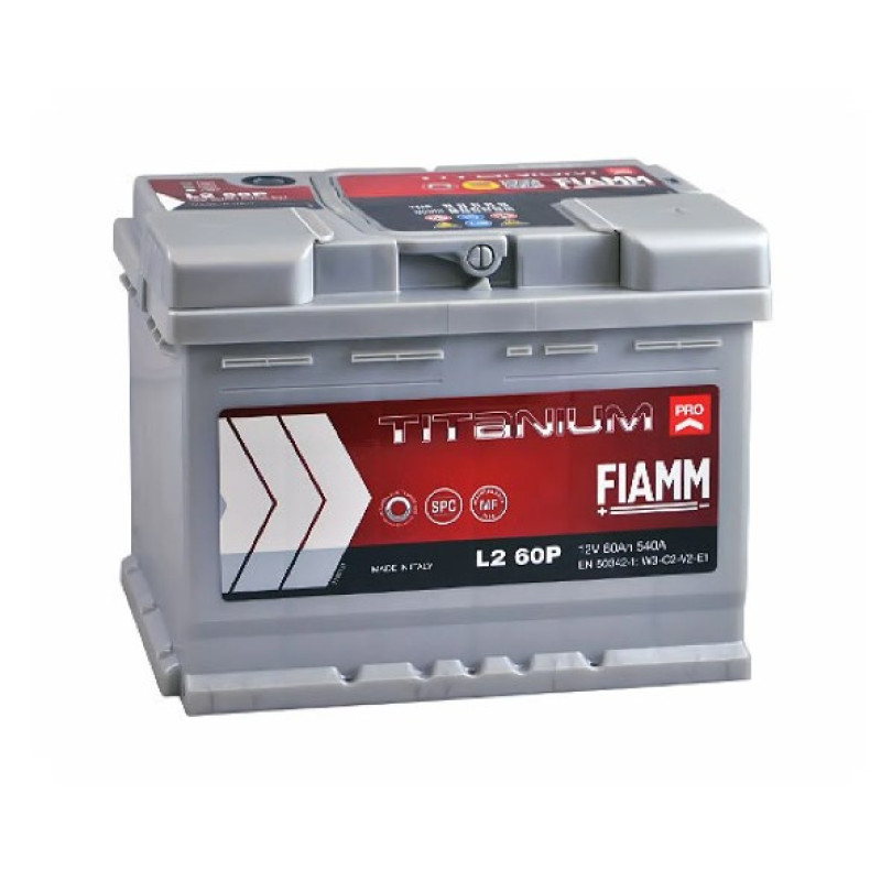Акумулятор Fiamm Titanium PRO 60Ah 540A R+ (7905147/L2 60P)