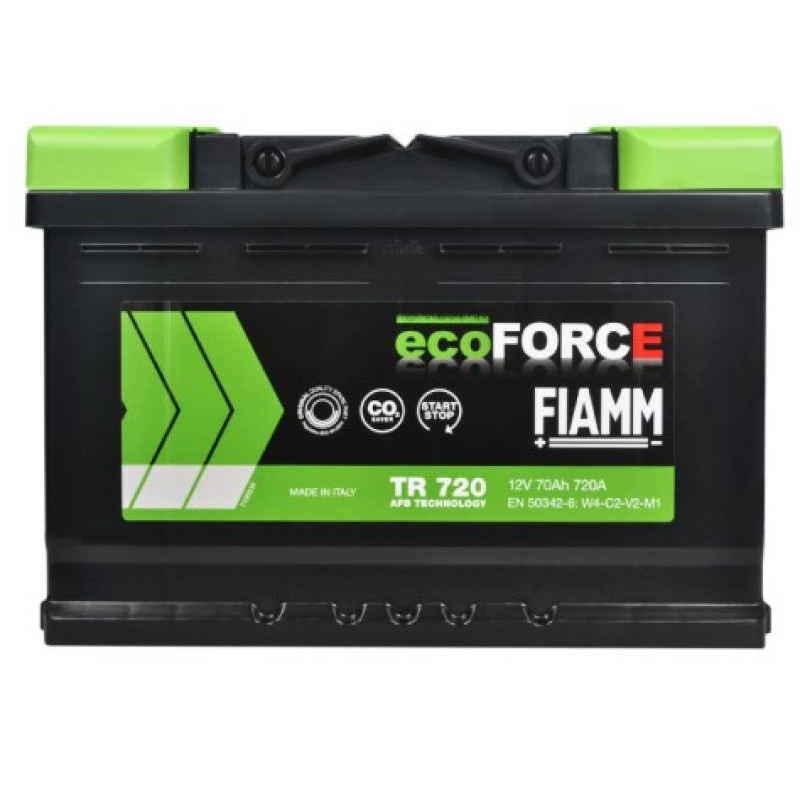 Акумулятор Fiamm Ecoforce 70Ah 760A R+ AFB/EFB (7907330/TR760) Start-Stop