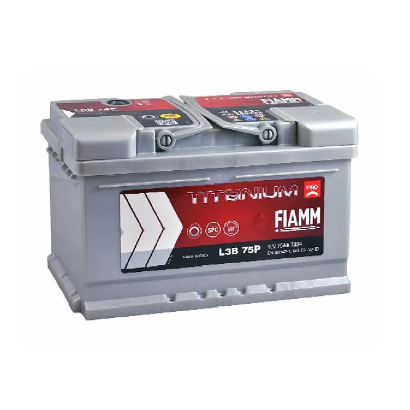 Акумулятор Fiamm Titanium PRO 75Ah 730A R+ (7905156/L3B 74P)