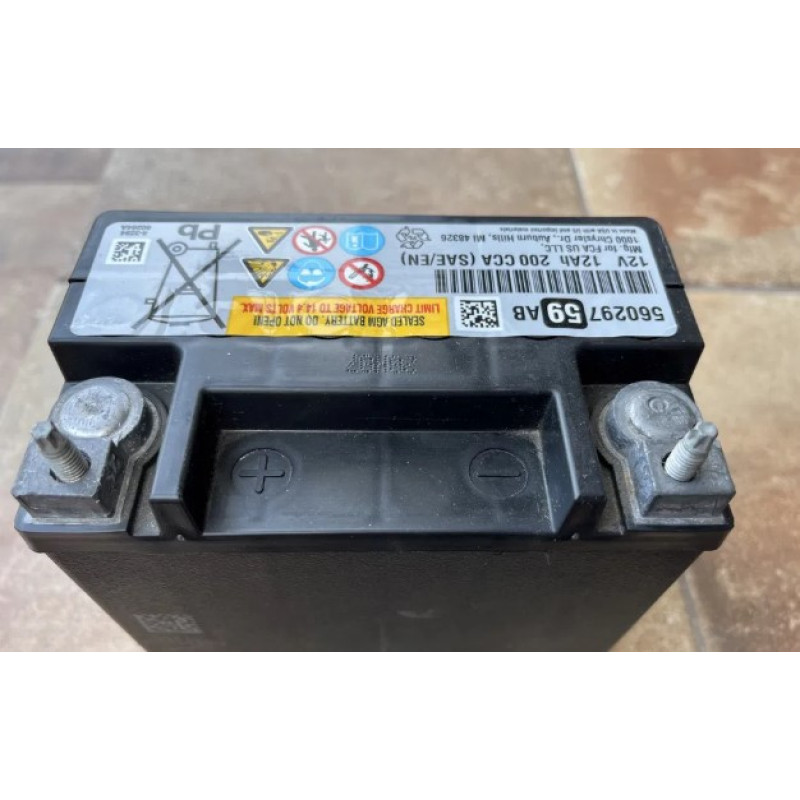 Акумулятор додатковий AUX AGM 12Ah 200A (VR200/7906198/000 982 86 04) (для Mercedes-Benz, JEEP, INFINITY, BMW) Start-Stop